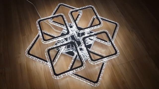 Светодиодная люстра 18029/8 СHR. смотреть онлайн