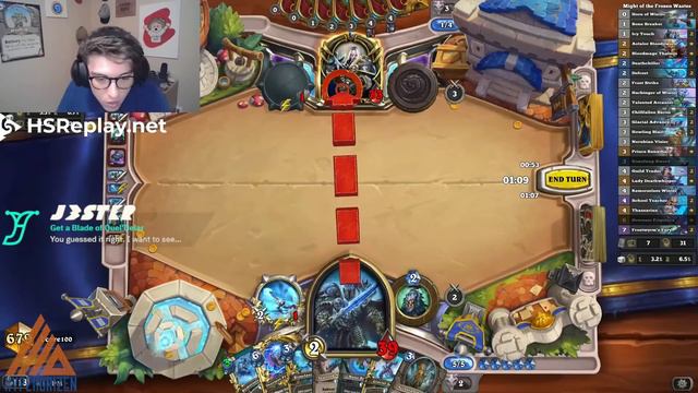 *NEW* Burn Death Knight is TOP TIER - XL Frost Death Knight - Hearthstone смотреть онлайн