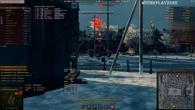 T110E4 10к урона, 11 фрагов, Медаль де Ланглада Зимний Химмельсдорф смотреть онлайн