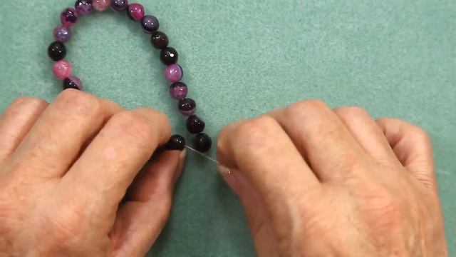 How To Make A Beaded Elastic Bracelet - No Glue, Professional Method - Easy DIY jewelry tutorial смотреть онлайн