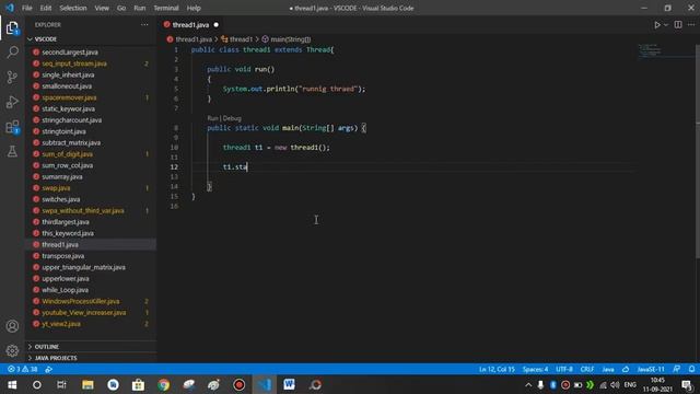 How to create Thread in Java | Thread class | Runnable interface | Implement thread in program смотреть онлайн