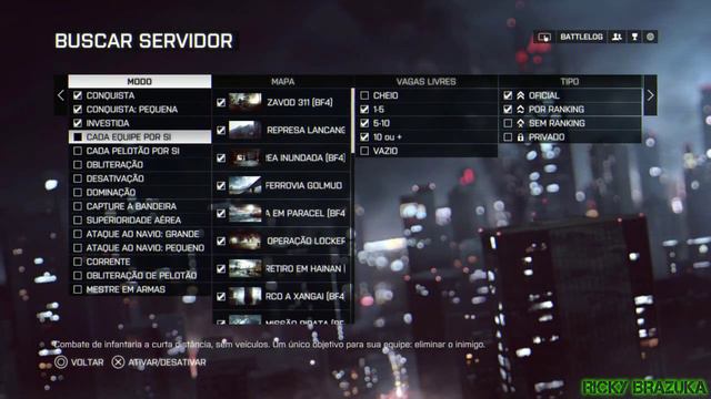 Battlefield 4 - Tutorial Noob - Parte 1 - Navegando e Entendendo os Menus Iniciais (PT BR) смотреть онлайн