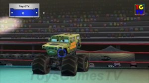 Disney Pixar Cars Toon Mater's Tall Tales - Monster Truck Mater & Lightning McQueen
