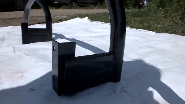Защита переднего бампера на УАЗ Патриот одинарная (краш) смотреть онлайн