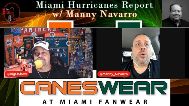 The Canes Wear Miami Hurricanes Report W/ Manny Navarro 12 03 2022