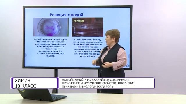 Химия. 10 класс. Натрий, калий и их важнейшие соединения: физические и химические свойства смотреть онлайн