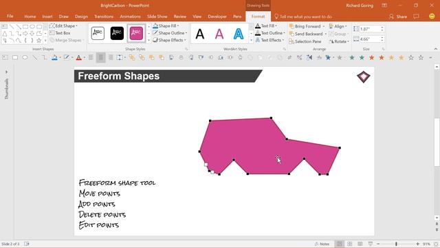 Freeform Shapes Advanced PowerPoint Tutorial смотреть онлайн