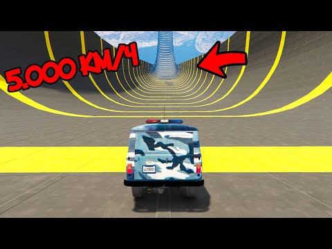 СПУСК БЕЗ ТОРМОЗОВ НА ЧИТЕРСКОЙ БУХАНКЕ ПО ОГРОМНОЙ РАМПЕ в ГТА 5 МОДЫ GTA 5 ВИДЕО MODS