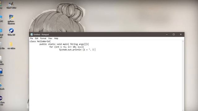 Writing a java program using a text editor and command prompt (cmd) смотреть онлайн