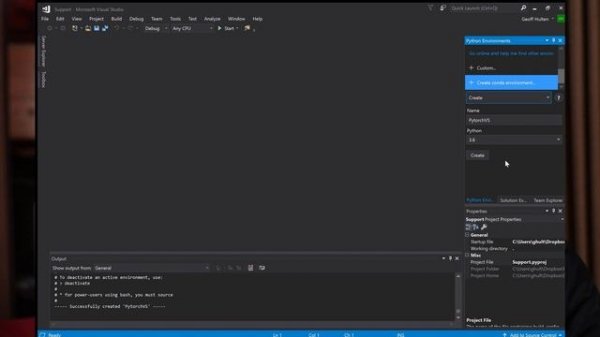 Install PyTorch on Windows with Visual Studio