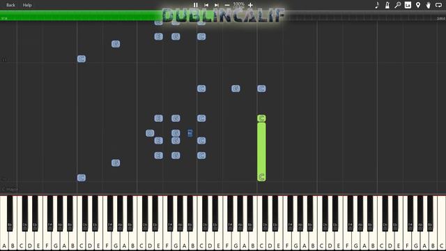 New Super Mario Bros. Wii - Forest Theme Piano Tutorial Synthesia смотреть онлайн