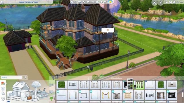 House of Fallen Trees Renovation | Sims 4 speed build смотреть онлайн