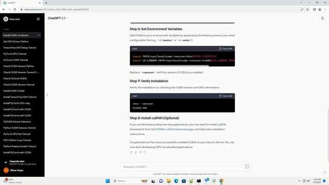how to install cuda on ubuntu server смотреть онлайн