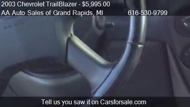 2003 Chevrolet TrailBlazer LT 4WD for sale in Kentwood, MI 4 смотреть онлайн
