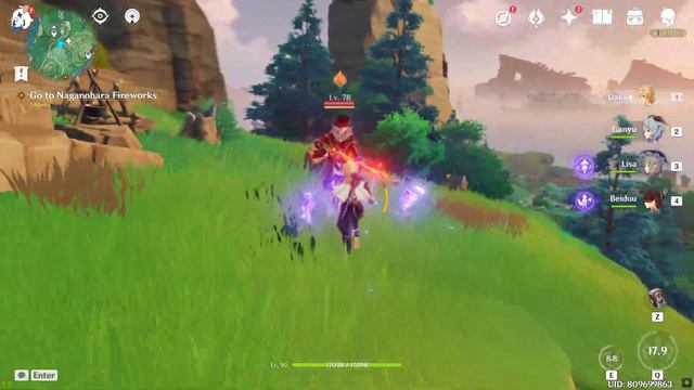 Genshin Electro+Cryo Combo смотреть онлайн