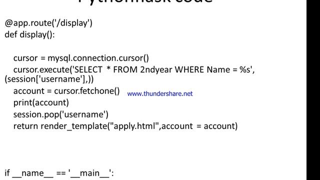 HTML - Python flask - MySQL смотреть онлайн
