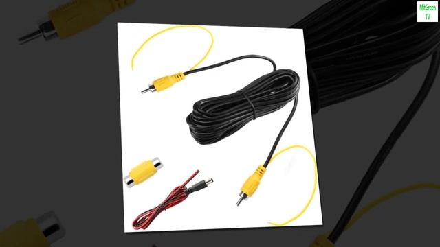 Upgraded Double-Shielded RCA Video Cable for Monitor and Backup Rear View Camera Connection смотреть онлайн