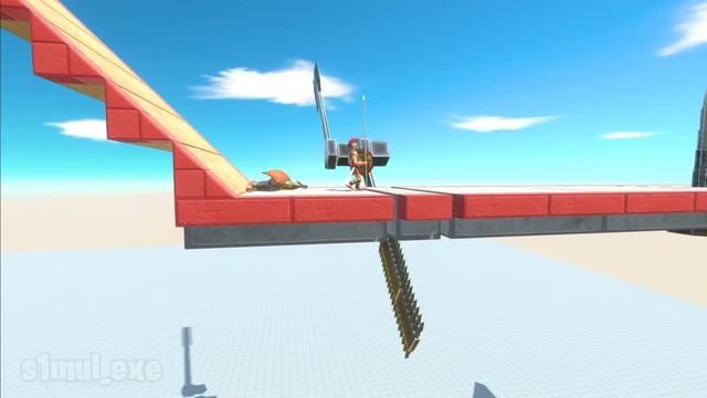 SAWS and SPIKE TRAP Who Can Escape? Animal Revolt Battle Simulator смотреть онлайн