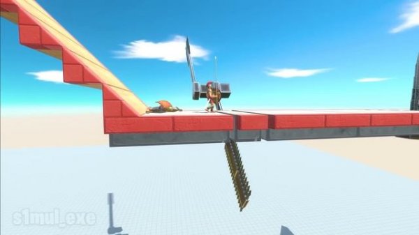 SAWS and SPIKE TRAP Who Can Escape? Animal Revolt Battle Simulator