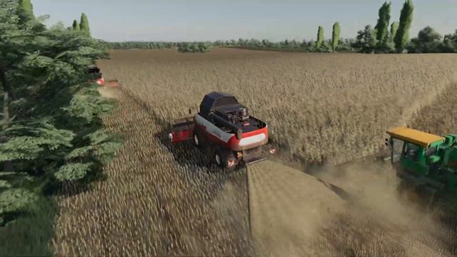 FS19 Timelapse #30 Пираты желтых полей / Pirates of the yellow fields смотреть онлайн
