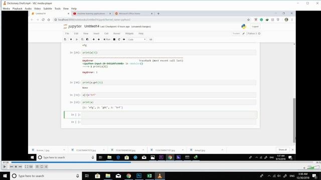 Dictionaries in Python 3 смотреть онлайн
