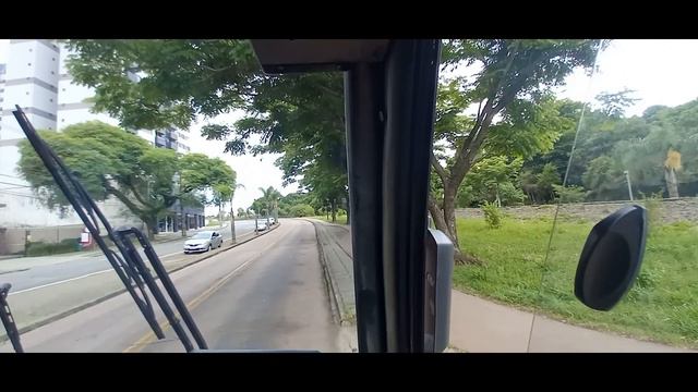 Ônibus Curitiba PR Brasil Linha C01 PINHAIS / RUI BARBOSA Praça Rui Barbosa → Terminal Pinhais смотреть онлайн