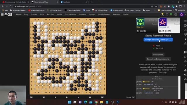 The importance of Endgame. Improve by 3 stones! 9k teaching game/review on OGS. Go, Weiqi, baduk. смотреть онлайн