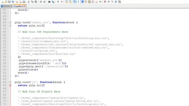 How to use Gulp and Edit the HTML Templates | Sinju Responsive Site Template смотреть онлайн
