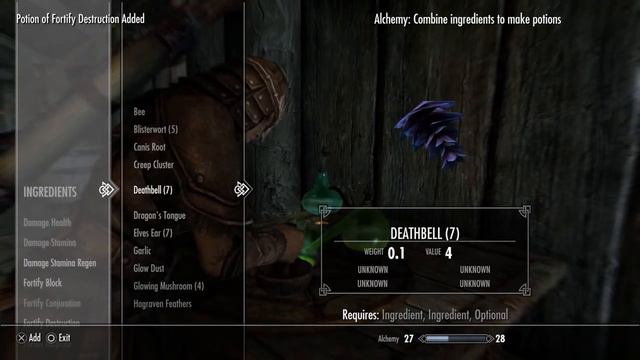 Skyrim Novice Riverwood Alchemy. смотреть онлайн