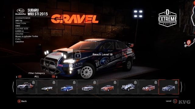 Gravel - All Cars | List (PC HD) [1080p60FPS]