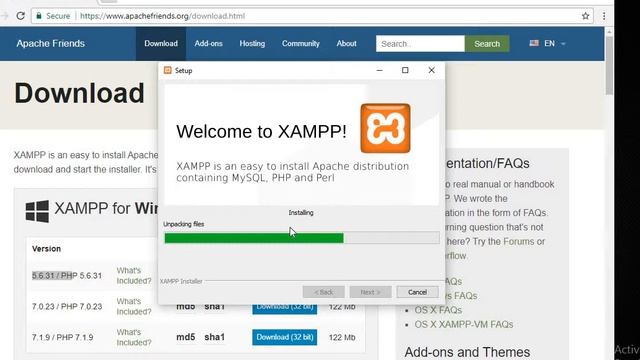 Lesson 1: how to install xampp server on windows 10 смотреть онлайн