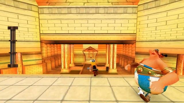 Прохождение игры Asterix & Obelix: Cesar's Challenge Часть 3: Дворец Греции/Босс машина войны/Египе смотреть онлайн