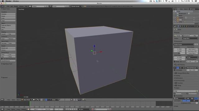 Blender Tutorial #1 - Movement on a Mac [How To] смотреть онлайн