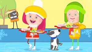 Смарта и Амалия в кафе - Развивающий мультик Смарта и чудо сумка - Мультсериал для детей