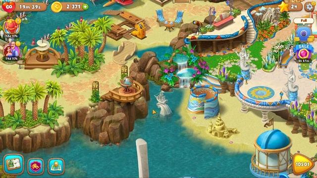 Gardenscapes - All Gardens - Full Gardenscapes Tour [ Level 10500 ] Playrix