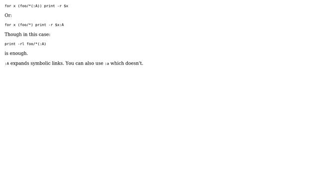 Unix & Linux: Full path in glob in Zsh (3 Solutions!!) смотреть онлайн