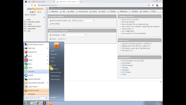Xampp install and First Helloworld Program in php смотреть онлайн