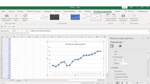 Построение линейного графика в Эксель. Часть 1