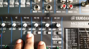 Yamaha MG20 XU mixer - 4K