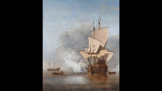 Willem Van De Velde - El Cañonazo