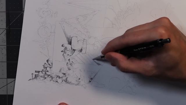 3 Mechanical Pencils for 1 Drawing (Abstract Doodling) смотреть онлайн