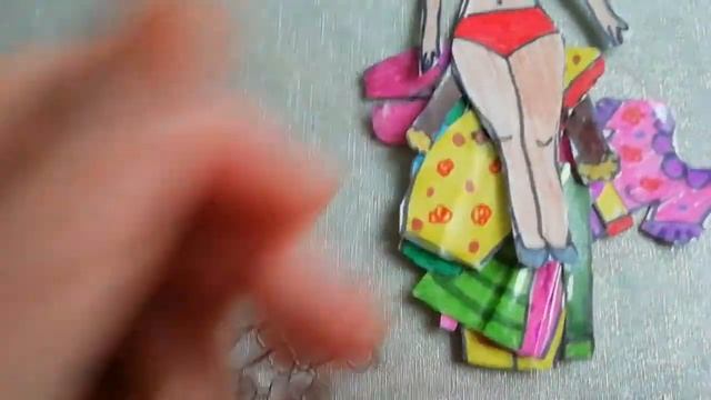 #Бумажные куклы и #одежда для их. смотреть онлайн