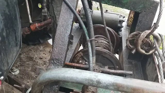 Обзор лебёдки ЗИЛ установленной на МТЗ. смотреть онлайн