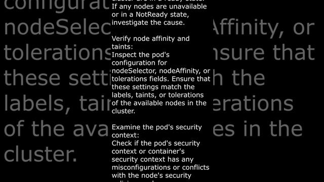 #Kubernetes Interview Question - 06 | What actions you perform when Pod is in pending state? смотреть онлайн
