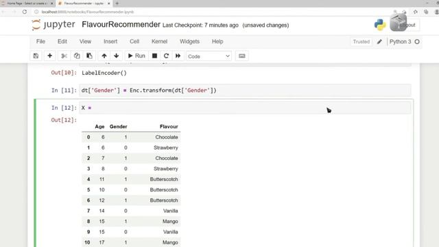 Ice-cream Flavor predictor machine learning project| Machine Learning Python programming смотреть онлайн