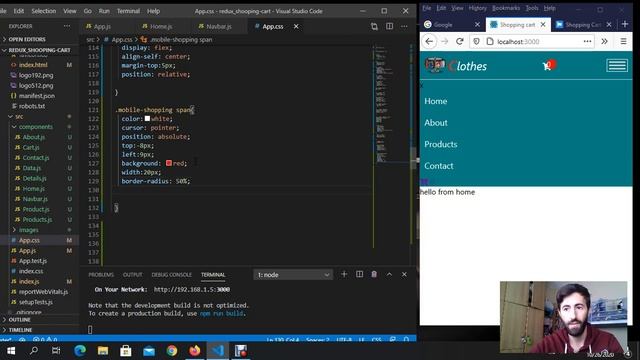 react redux shopping cart #2 navbar смотреть онлайн