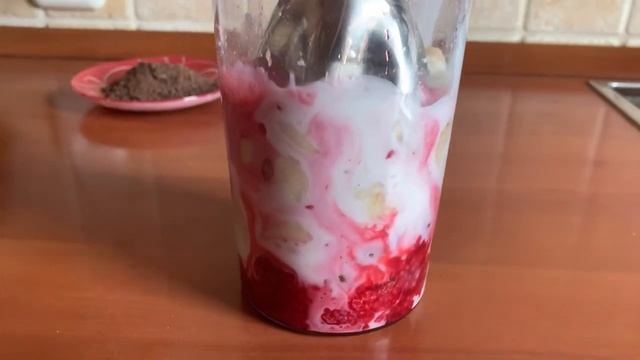 Мороженое из банана с малиной и шоколадом/Низкокалорийный десерт/Натуральное мороженое дома смотреть онлайн