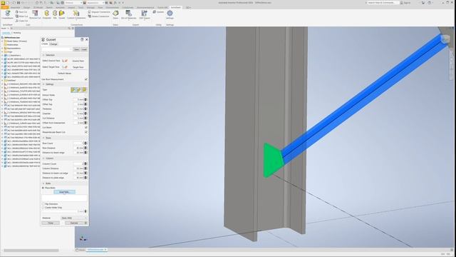 Structural Steel Design with Autodesk Inventor - SolidSteel parametric Product Video смотреть онлайн