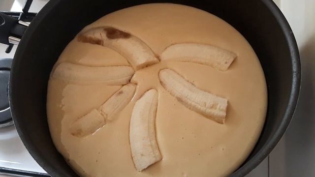 Блинный пирог с бананом! Невероятно вкусный и нежный пирог!!! смотреть онлайн
