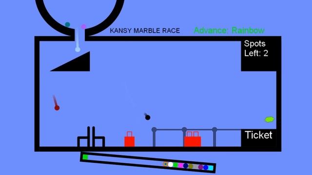 (24 Marble Race) EP.1: Airport Race | Algodoo смотреть онлайн